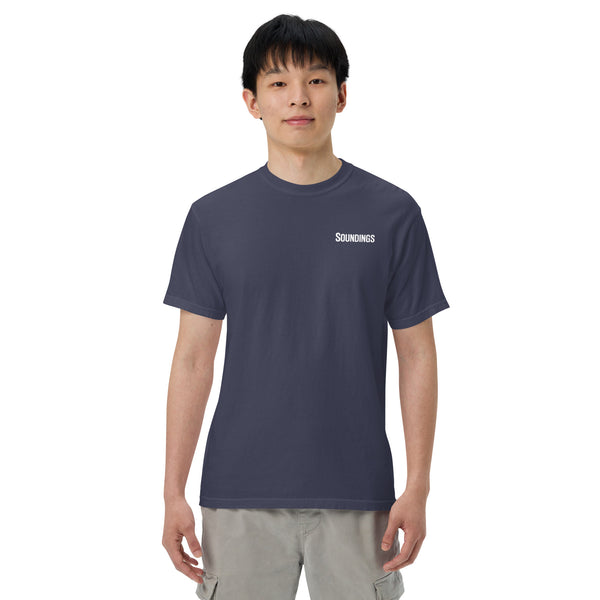 Soundings Men’s Navy Heavyweight T-Shirt