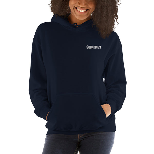 Soundings Unisex Navy Hoodie